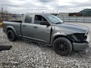 2009 Dodge Ram 1500 ST with VIN 1D3HB18K49S793305, listed as a Copart auction lot 86796924 with 156,996 mi miles and Salvage Title. Bid and sale history available at carsss.com. Image 4.
