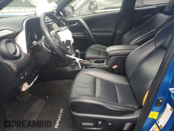 2017 Toyota RAV4 SE with VIN JTMNFREV3HJ713980, listed as a Copart auction lot 54337395 with 176,399 mi miles and Salvage title. Bid and sale history available at DreamBid. Image 7.