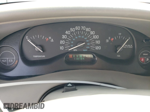 2005 Buick Century Custom with VIN 2G4WS52J051105152, listed as a Copart auction lot 53425725 with 118,794 mi miles and Salvage Title. Bid and sale history available at DreamBid. Image 9.