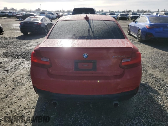 2016 BMW 2 Series M235i with VIN WBA1J7C54GV289959, listed as a Copart auction lot 41477525 with 54,146 mi miles and Salvage title. Bid and sale history available at DreamBid. Image 6.