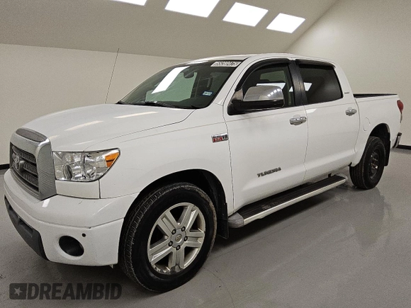 2007 Toyota Tundra Limited z VIN 5TFEV58187X029703, wystawiony jako Copart lot #55280475 z przebiegiem 171 480 mil mil oraz Czysty tytuł • Clean title. Historia ofert i sprzedaży dostępna na DreamBid. Obrazek 1.