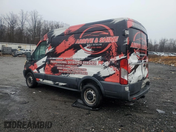2017 Ford Transit z VIN 1FTYR1CMXHKB34060, wystawiony jako Copart lot #47865035 z przebiegiem 105 948 mil mil oraz Szkoda całkowita • Salvage title. Historia ofert i sprzedaży dostępna na DreamBid. Obrazek 2.