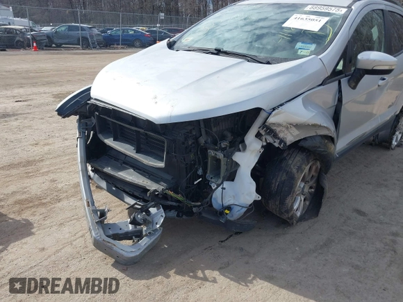 2019 Ford EcoSport SE with VIN MAJ6S3GLXKC287084, listed as a IAAI auction lot 41635051 with 79,996 mi miles. Bid and sale history available at carsss.com. Image 6.