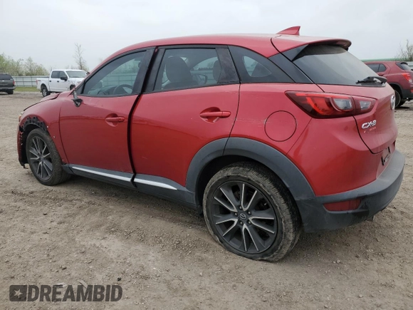 2016 Mazda CX-3 Grand Touring with VIN JM1DKBD76G0111838, listed as a Copart auction lot 48831385 with 115,579 mi miles and Salvage Title. Bid and sale history available at carsss.com. Image 2.