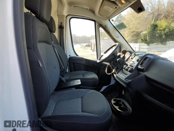 2018 Ram ProMaster Cargo with VIN 3C6TRVAG0JE154204, listed as a Copart auction lot 87976355 with 182,331 mi miles and Clean Title. Bid and sale history available at DreamBid. Image 10.