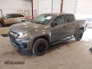 2022 Chevrolet Colorado 4WD Work Truck with VIN 1GCGTBEN8N1181467, listed as a IAAI auction lot 42411033 with 47,024 mi miles and . Bid and sale history available at DreamBid. Image 2.