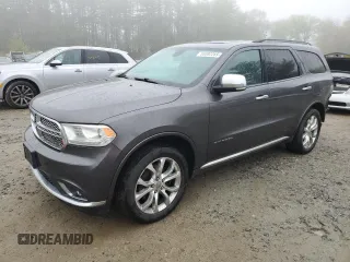 2016 Dodge Durango Citadel with VIN 1C4RDJEG7GC370135, listed as a Copart auction lot 55592265 with 178,450 mi miles and Salvage title. Bid and sale history available at DreamBid. Image 1.