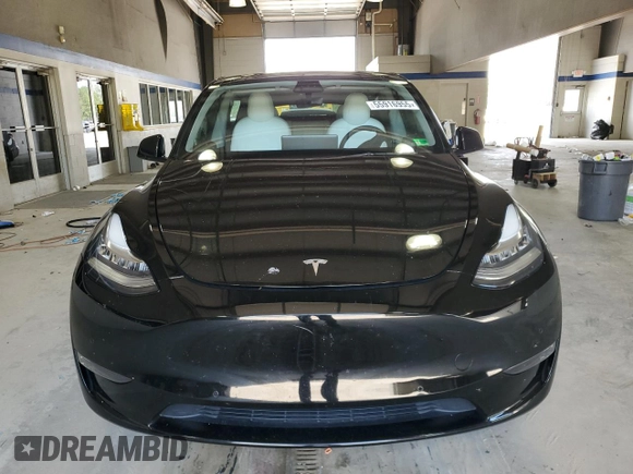 2021 Tesla Model Y Long Range z VIN 5YJYGAEE0MF298016, wystawiony jako Copart lot #55916955 z przebiegiem 59 578 mil mil oraz Szkoda całkowita • Salvage title. Historia ofert i sprzedaży dostępna na DreamBid. Obrazek 5.