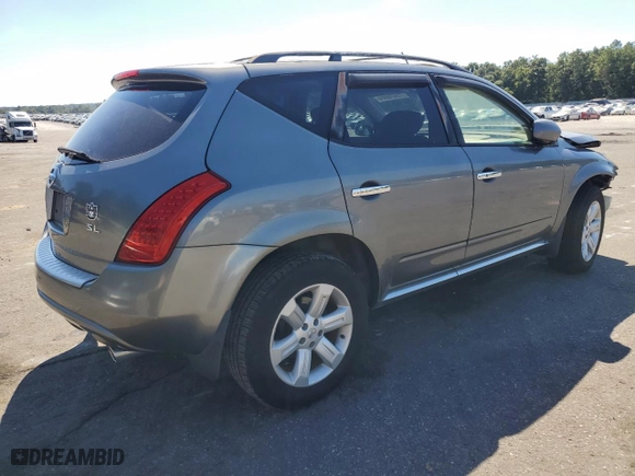 2006 Nissan Murano S with VIN JN8AZ08T46W417804, listed as a Copart auction lot 73478604 with 183,573 mi miles and Salvage Title. Bid and sale history available at carsss.com. Image 3.