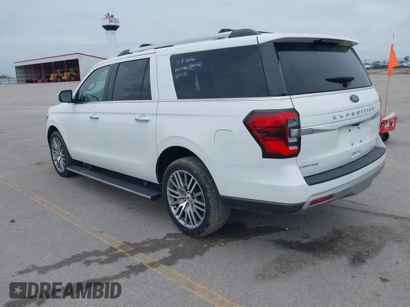 2024 Ford Expedition Max Limited with VIN 1FMJK2A86REA11045, listed as a IAAI auction lot 42513379 with 38,515 mi miles and . Bid and sale history available at DreamBid. Image 3.