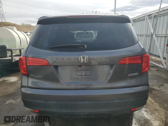 2016 Honda Pilot EX-L with VIN 5FNYF6H78GB074123, listed as a Copart auction lot 49405595 with 189,373 mi miles and Salvage Title. Bid and sale history available at carsss.com. Image 6.