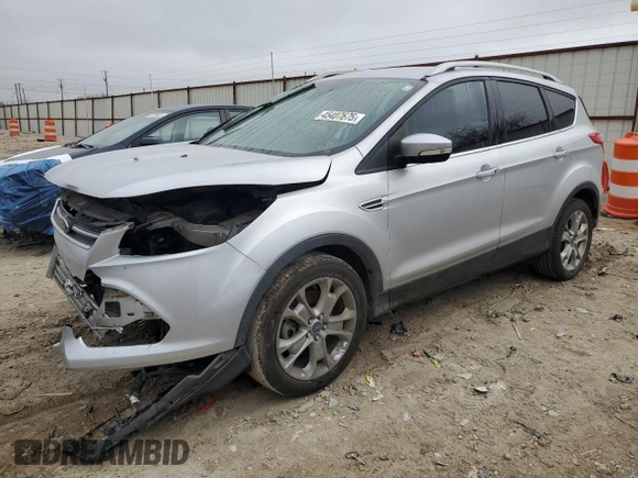2016 Ford Escape Titanium with VIN 1FMCU0J95GUB96384, listed as a Copart auction lot 45407675 with 85,817 mi miles and Salvage Title. Bid and sale history available at carsss.com. Image 1.