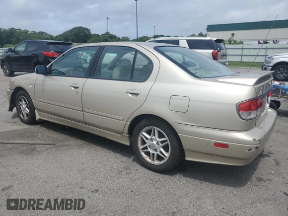 2001 Infiniti G20 Luxury z VIN JNKCP11A61T404490, wystawiony jako Copart lot #62502544 z przebiegiem 132 014 mil mil oraz Czysty tytuł • Clean title. Historia ofert i sprzedaży dostępna na DreamBid. Obrazek 2.