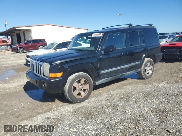2007 Jeep Commander Sport with VIN 1J8HH48P47C614040, listed as a Copart auction lot 43062385 with 142,837 mi miles and Salvage Title. Bid and sale history available at carsss.com. Image 1.