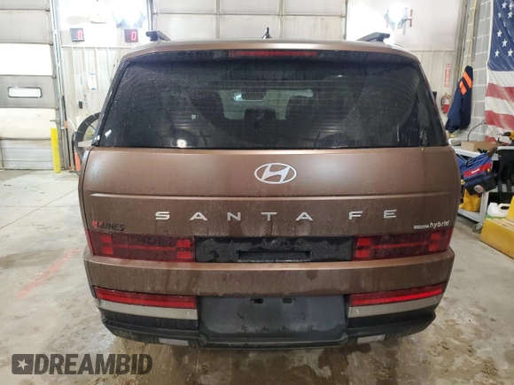 2024 Hyundai Santa Fe Hybrid Limited with VIN 5NMP3DG11RH004504, listed as a Copart auction lot 86096864 with 7,662 mi miles and Salvage Title. Bid and sale history available at carsss.com. Image 6.