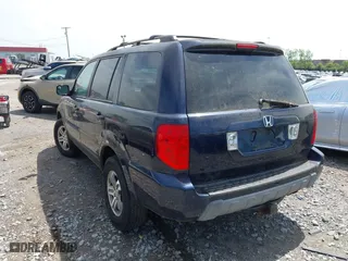 2004 Honda Pilot EX with VIN 2HKYF18554H562167, listed as a IAAI auction lot 42045178 with 146,828 mi miles. Bid and sale history available at carsss.com. Image 3.