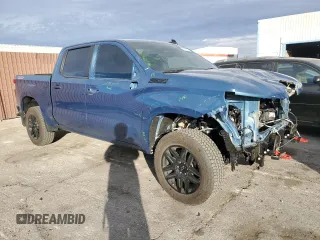 2024 Chevrolet Silverado 1500 Custom Trail Boss with VIN 3GCUDCE88RG260452, listed as a Copart auction lot 86317904 with 8,096 mi miles and Salvage Title. Bid and sale history available at carsss.com. Image 4.