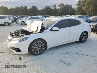 2017 Acura TLX V6 with VIN 19UUB2F34HA000907, listed as a Copart auction lot 83591974 with 111,196 mi miles and Salvage Title. Bid and sale history available at carsss.com. Image 1.