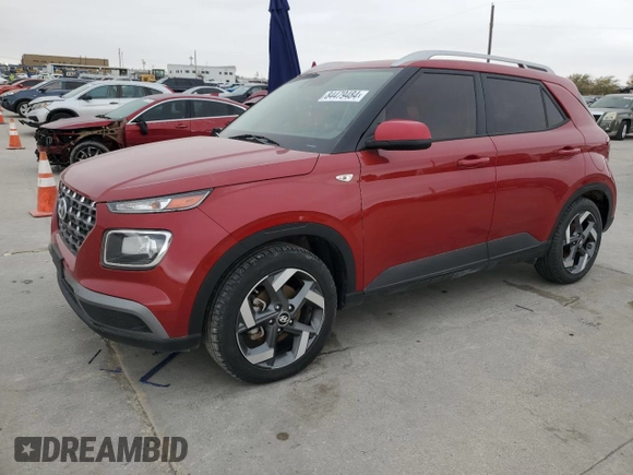 2021 Hyundai Venue SEL with VIN KMHRC8A33MU073251, listed as a Copart auction lot 84479484 with 59,012 mi miles and Clean Title. Bid and sale history available at DreamBid. Image 1.