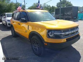 2022 Ford Bronco Sport Big Bend with VIN 3FMCR9B6XNRD95185, listed as a IAAI auction lot 41838741 with 103,032 mi miles. Bid and sale history available at carsss.com. Image 1.