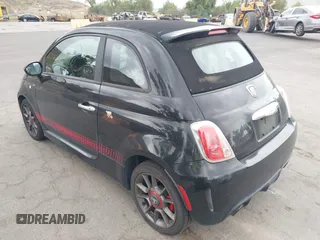2013 FIAT 500 Abarth with VIN 3C3CFFJH5DT693468, listed as a IAAI auction lot 42050188 with 135,100 mi miles. Bid and sale history available at carsss.com. Image 3.