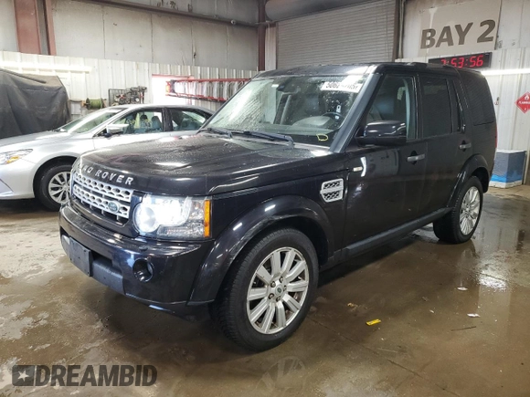 2012 Land Rover LR4 Lux with VIN SALAK2D49CA606380, listed as a Copart auction lot 50628205 with 127,669 mi miles and Salvage Title. Bid and sale history available at DreamBid. Image 1.