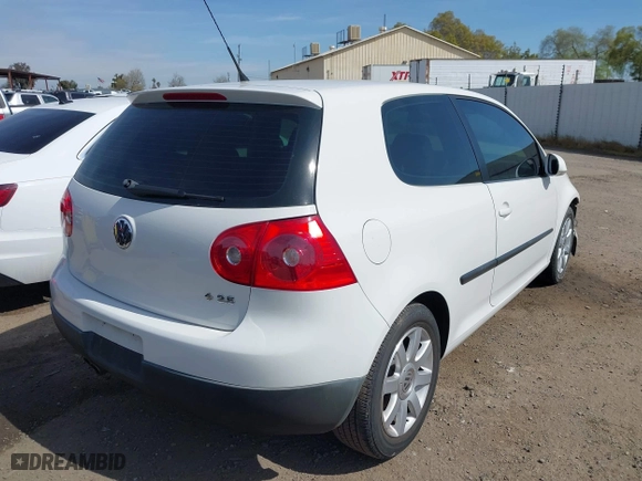 2007 Volkswagen Rabbit with VIN WVWBS71K37W186877, listed as a IAAI auction lot 41851834 with 76,291 mi miles. Bid and sale history available at carsss.com. Image 4.
