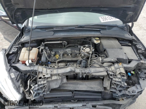 2017 Ford Focus Titanium with VIN 1FADP3N29HL229088, listed as a Copart auction lot 55612415 with 111,355 mi miles and Salvage title. Bid and sale history available at DreamBid. Image 11.