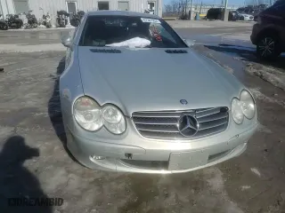 2003 Mercedes-Benz SL-Class with VIN WDBSK75F73F009349, listed as a Copart auction lot 87381954 with 0 mi miles and Salvage Title. Bid and sale history available at carsss.com. Image 11.