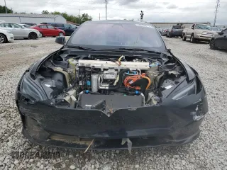2023 Tesla Model S Plaid with VIN 5YJSA1E67PF511354, listed as a Copart auction lot 56648975 with 69,002 mi miles and Salvage title. Bid and sale history available at DreamBid. Image 5.