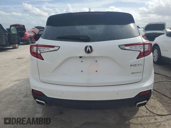 2023 Acura RDX w/Advance Package with VIN 5J8TC2H7XPL016590, listed as a Copart auction lot 75175744 with 1,506 mi miles and Non Repairable. Bid and sale history available at carsss.com. Image 6.