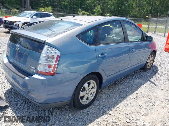 2007 Toyota Prius with VIN JTDKB20U377558458, listed as a IAAI auction lot 42121811 with 1 mi miles. Bid and sale history available at carsss.com. Image 4.