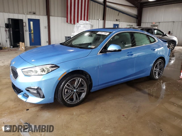 2021 BMW 2 Series 228i xDrive with VIN WBA73AK03M7J62451, listed as a Copart auction lot 63987195 with 11,294 mi miles and Salvage title. Bid and sale history available at DreamBid. Image 1.
