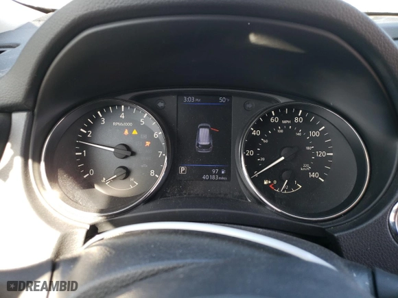 2020 Nissan Rogue SV with VIN JN8AT2MV5LW112179, listed as a Copart auction lot 49501895 with 40,183 mi miles and Salvage Title. Bid and sale history available at carsss.com. Image 9.