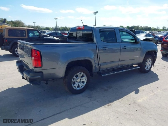 2022 Chevrolet Colorado 2WD LT with VIN 1GCGSCEA6N1299202, listed as a IAAI auction lot 41634986 with 39,762 mi miles. Bid and sale history available at carsss.com. Image 4.