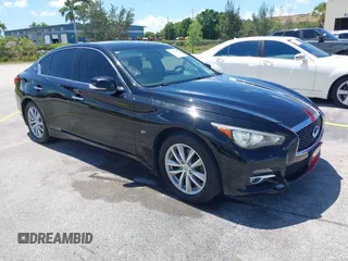 2015 Infiniti Q50 Premium with VIN JN1BV7AR2FM408326, listed as a IAAI auction lot 42580193 with 167,185 mi miles and . Bid and sale history available at DreamBid. Image 1.
