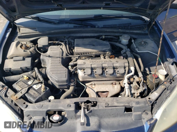 2004 Honda Civic LX with VIN 2HGES16694H612086, listed as a Copart auction lot 59520554 with 112,970 mi miles and Salvage Title. Bid and sale history available at DreamBid. Image 12.