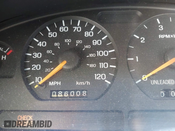 1996 Ford Mustang with VIN 1FALP4044TF203127, listed as a IAAI auction lot 41887713 with 86,008 mi miles. Bid and sale history available at carsss.com. Image 7.