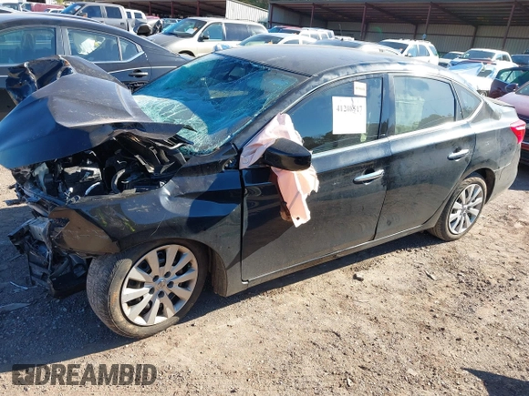 2016 Nissan Sentra SV with VIN 3N1AB7AP1GY315542, listed as a IAAI auction lot 41208517 with 32,158 mi miles and . Bid and sale history available at DreamBid. Image 2.