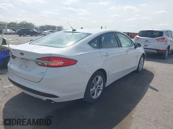 2018 Ford Fusion SE with VIN 3FA6P0HD5JR224594, listed as a IAAI auction lot 41910769 with 41,119 mi miles. Bid and sale history available at carsss.com. Image 4.