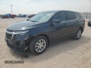 2022 Chevrolet Equinox LT z VIN 2GNAXKEV5N6109723, wystawiony jako Copart lot #52943805 z przebiegiem 79 740 mil mil oraz Szkoda całkowita • Salvage title. Historia ofert i sprzedaży dostępna na DreamBid. Obrazek 1.