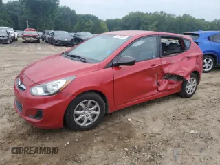 2013 Hyundai Accent GS with VIN KMHCT5AE1DU123134, listed as a Copart auction lot 59726895 with 180,312 mi miles and Salvage title. Bid and sale history available at DreamBid. Image 1.