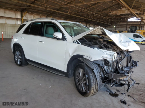 2020 Mercedes-Benz GLE with VIN 4JGFB4KB2LA236332, listed as a Copart auction lot 46927535 with 54,313 mi miles and Salvage Title. Bid and sale history available at carsss.com. Image 4.