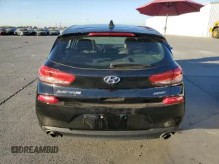 2018 Hyundai Elantra GT Sport with VIN KMHH55LC1JU038950, listed as a Copart auction lot 76299314 with 122,436 mi miles and Clean Title. Bid and sale history available at carsss.com. Image 6.