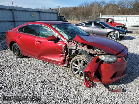 2014 Mazda 6 i Touring with VIN JM1GJ1V65E1144207, listed as a Copart auction lot 47809125 with 176,009 mi miles and Salvage Title. Bid and sale history available at carsss.com. Image 4.