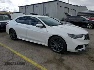 2019 Acura TLX w/A-Spec Pkg with VIN 19UUB2F66KA001204, listed as a Copart auction lot 47889975 with 110,965 mi miles and Salvage Title. Bid and sale history available at carsss.com. Image 4.