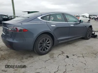 2020 Tesla Model S Long Range with VIN 5YJSA1E22LF369714, listed as a Copart auction lot 51209085 with 92,988 mi miles and Salvage Title. Bid and sale history available at DreamBid. Image 3.