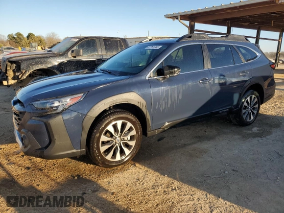 2025 Subaru Outback Limited XT with VIN 4S4BTGND2S3132467, listed as a Copart auction lot 47761945 with 3,956 mi miles and Salvage Title. Bid and sale history available at carsss.com. Image 1.