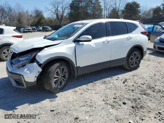 2021 Honda CR-V EX with VIN 7FARW1H59ME000358, listed as a Copart auction lot 50489765 with 61,247 mi miles and Salvage Title. Bid and sale history available at carsss.com. Image 1.