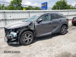 2023 Lexus RX with VIN 2T2BAMCA1PC035935, listed as a Copart auction lot 54458994 with 6,820 mi miles and Salvage Title. Bid and sale history available at carsss.com. Image 1.